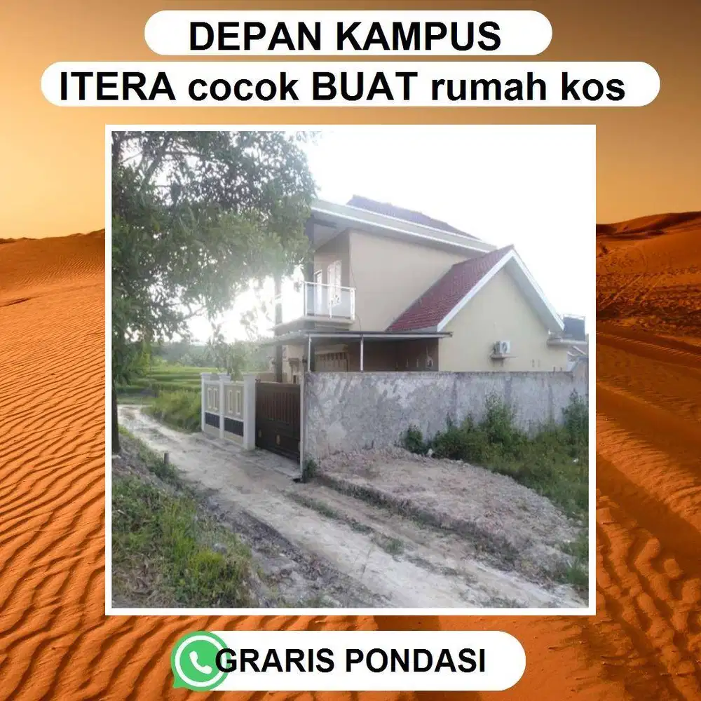 TANAH ITERA DEKAT DENGAN RS AIRAN DAN BELAKANG KOLAM RENANG WORLD