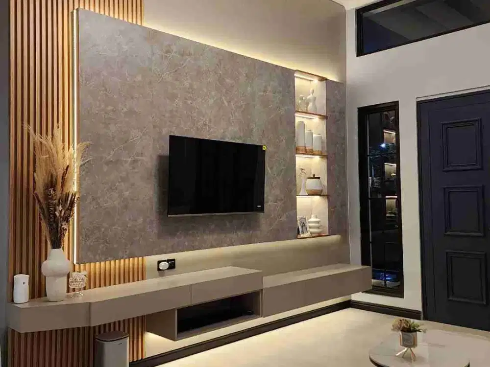 Dijual Cepat Rumah Estetik Full Interior 1 1/2 LT di Harapan Indah 2..