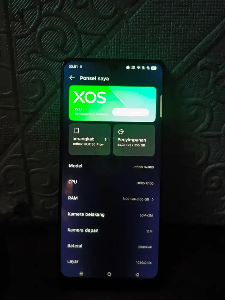 Infinix hot 50 pro+ 8/256gb
