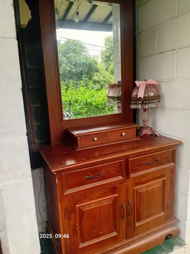 Jual cepat banget Meja  Rias Jati cantiq