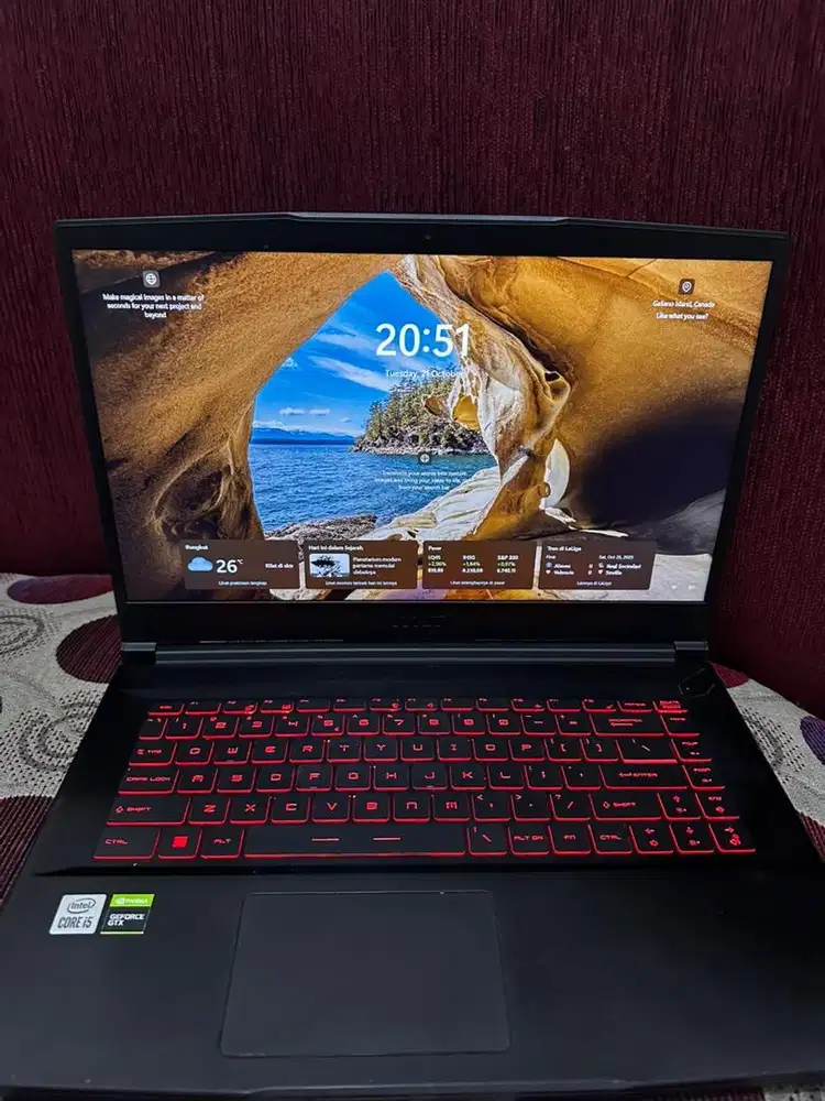 MSI GF63 Thin core I5-105000-H