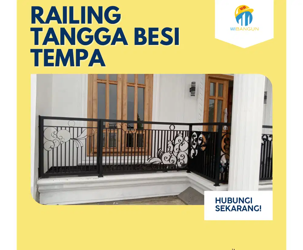 RAILING TANGGA BESI TEMPA