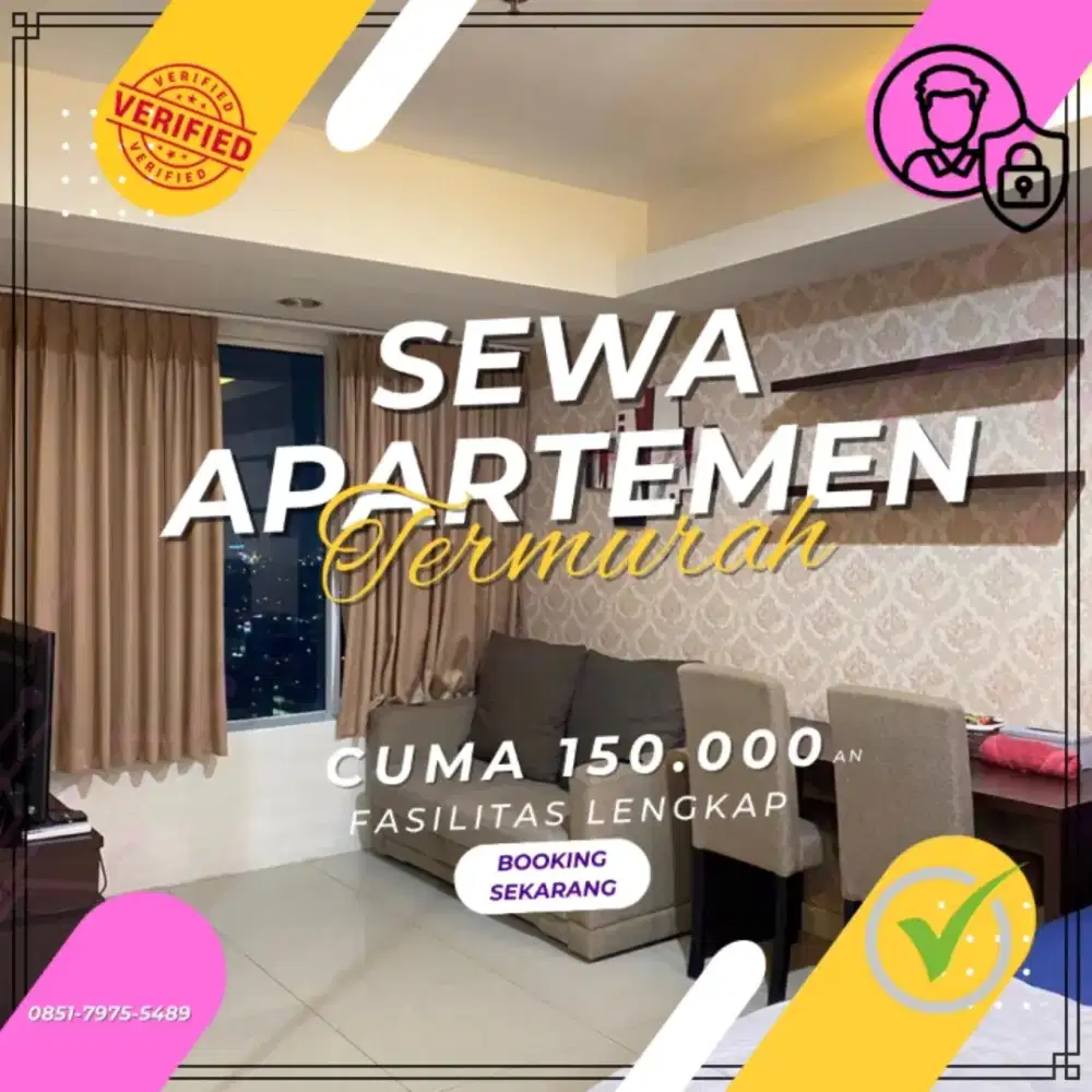 SEWA APARTEMEN HARIAN/TRANSIT BASSURA CITY JAKARTA TIMUR TERMURAH