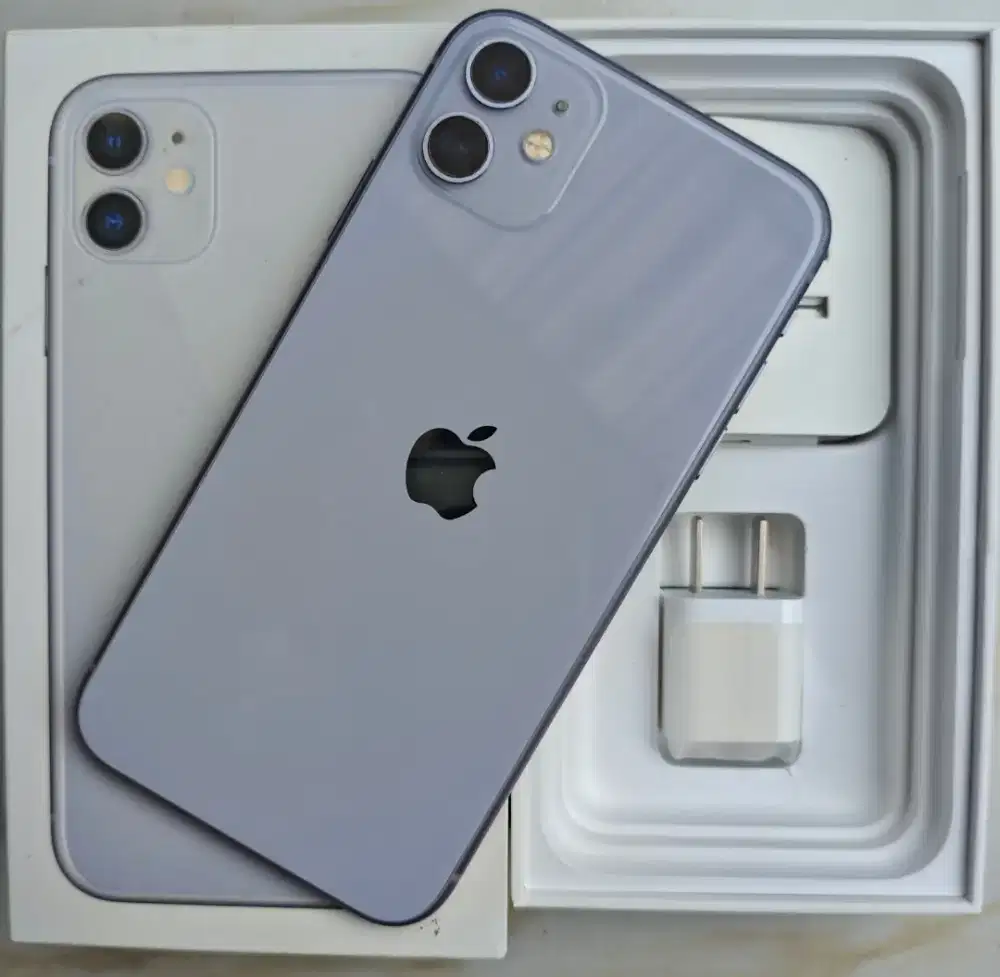 Iphone 11 Purple 128GB Second Ori