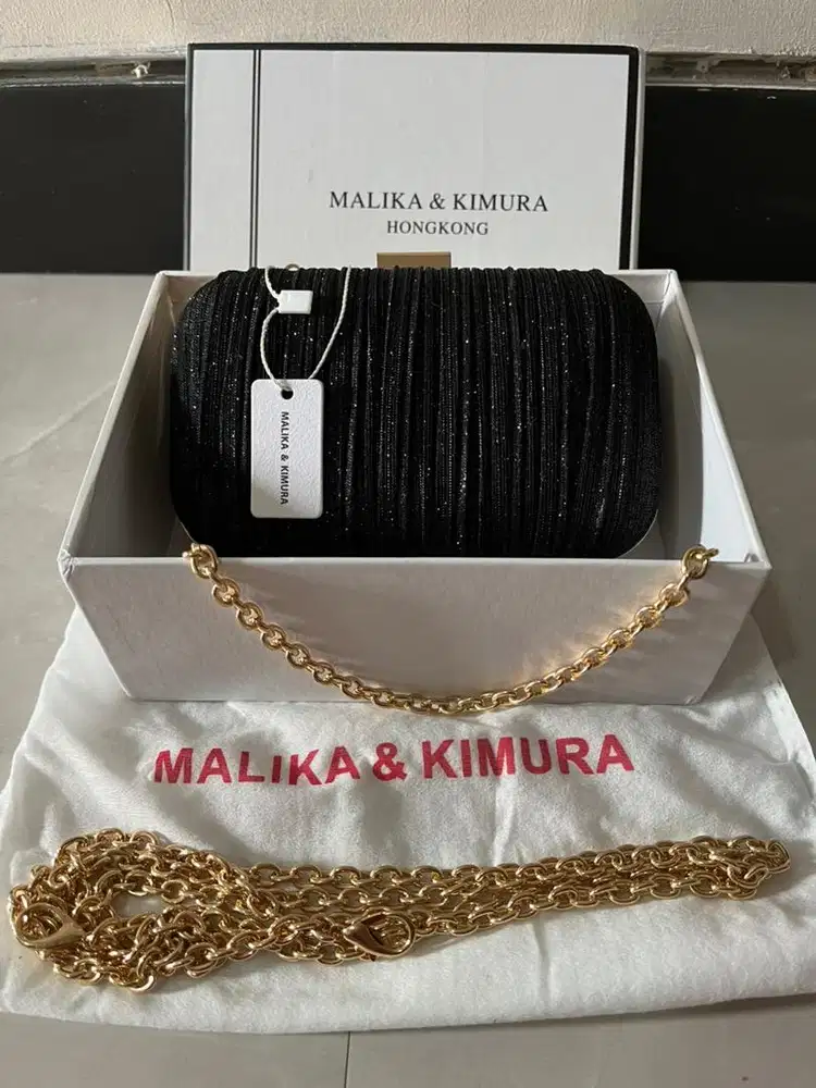 Malika & Kimura Black Evening Bag
