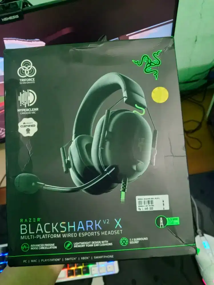 Headset Razer Blackshark V2 X MUlti plat BNOB