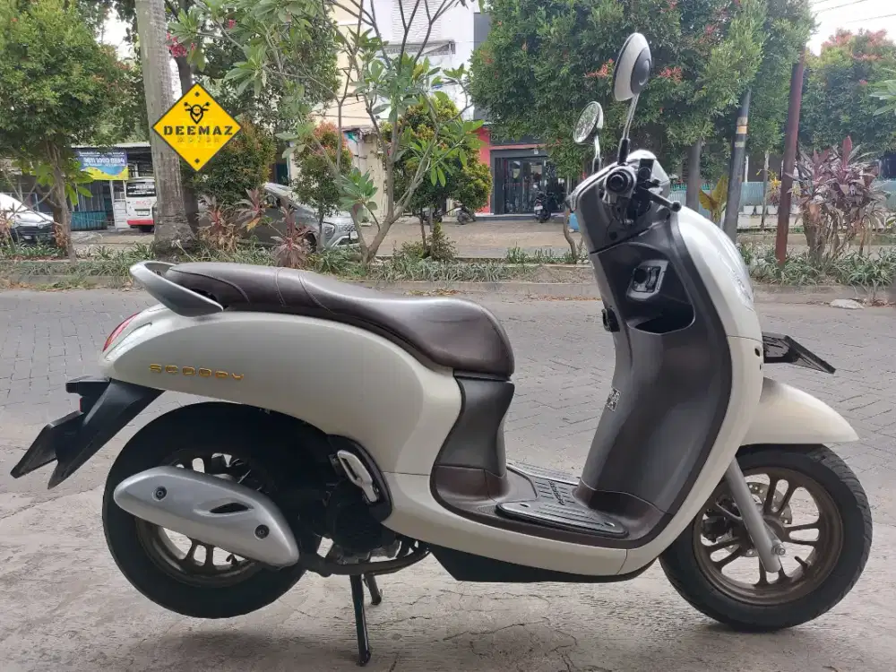 (DP 500 Rb)‼️ Plat B TangSel Scoopy Prestige Keyless Putih 2023