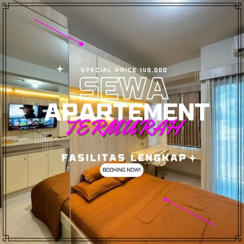 SEWA APARTEMEN JAKARTA TIMUR BASSURA CITY HARIAN/TRANSIT TERMURAH