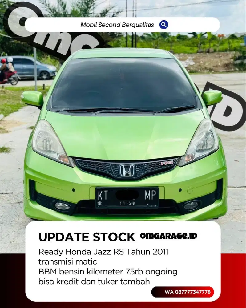 Honda Jazz RS 2011 Matic Kilometer Rendah