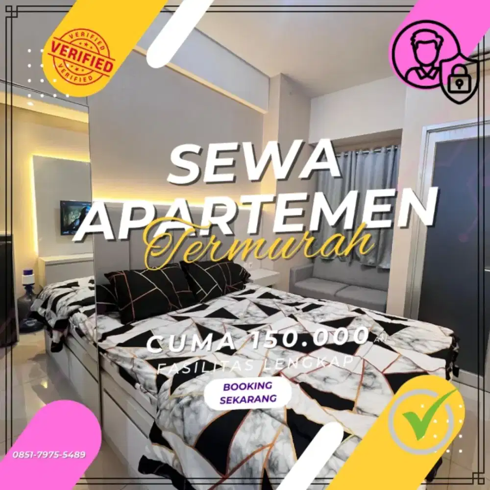 SEWA APARTEMEN HARIAN/TRANSIT KALIBATA CITY JAKARTA SELATAN TERMURAH