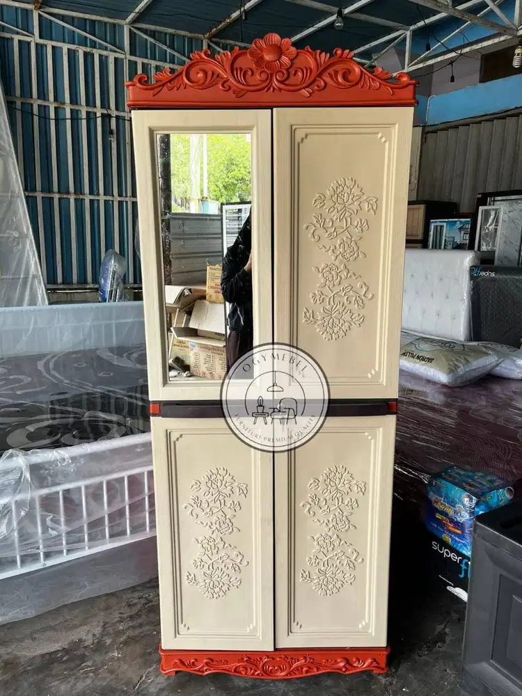Promo lemari plastik minimalis 2 pintu sale termurah terlaris