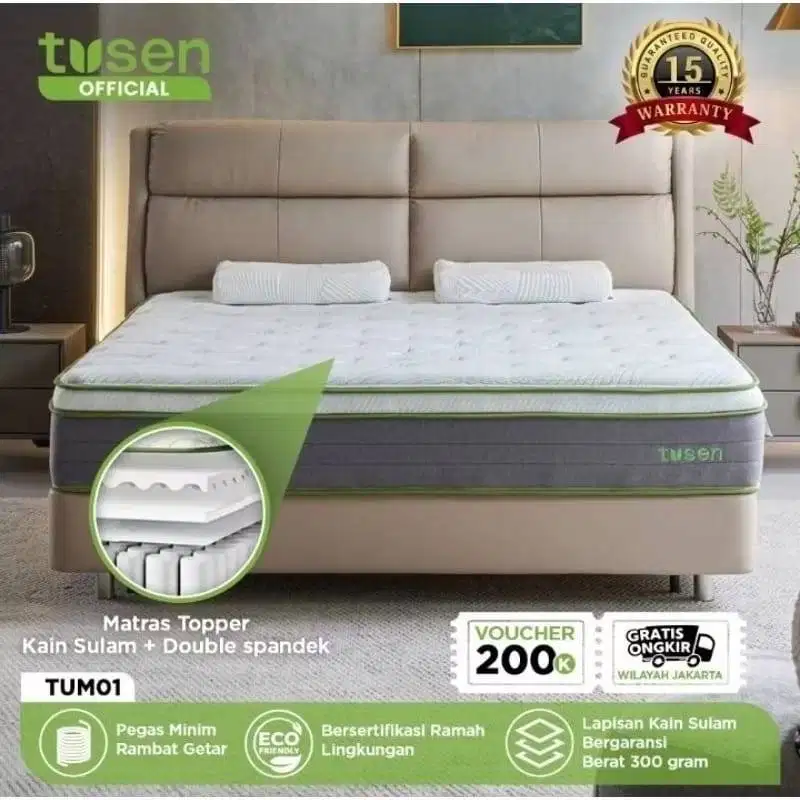 PROMO SALE SPRINGBED TUSEN UK 160 GRATIS ANTAR
