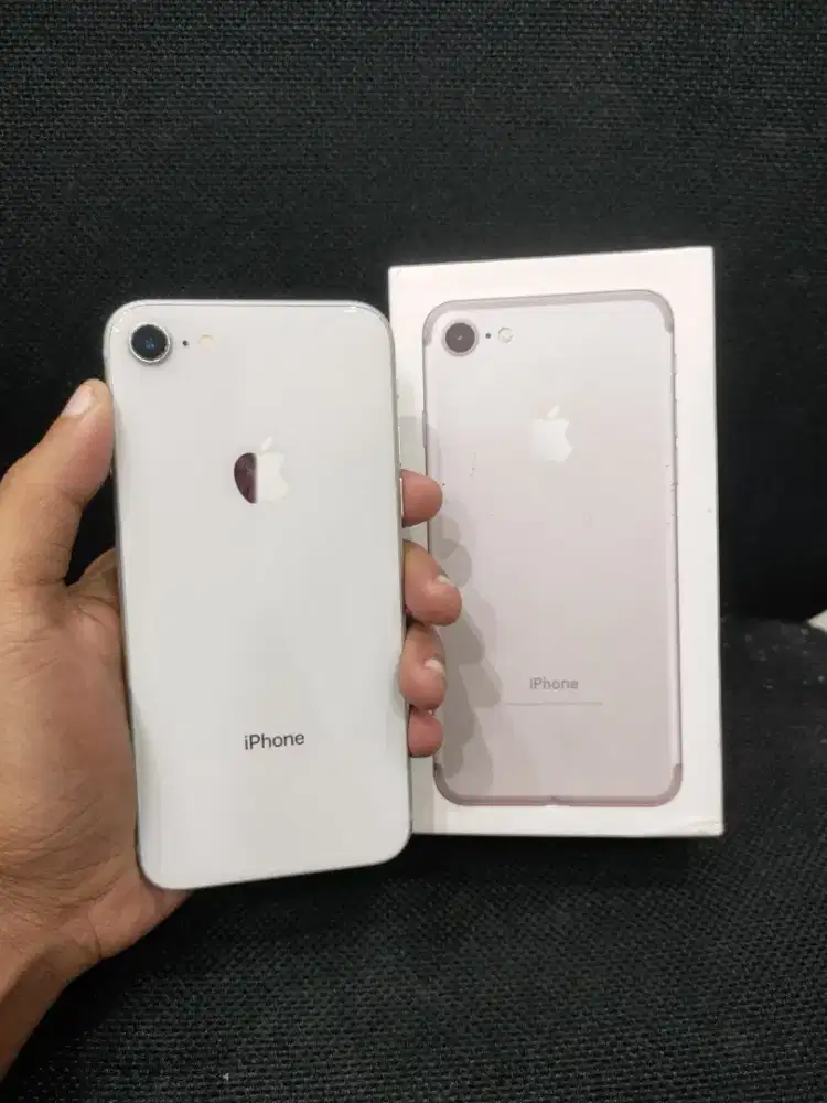 iPhone 8 64gb Silver All Operator, Fullset, Mulus, Nominus