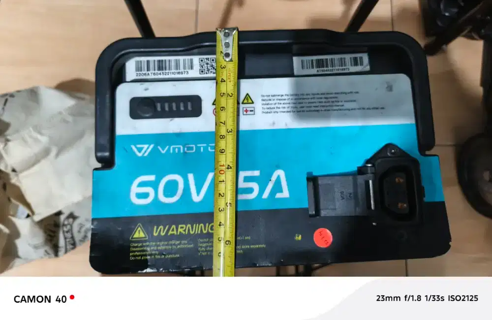 Baterai Molis Lithium 60Volt 45Ah