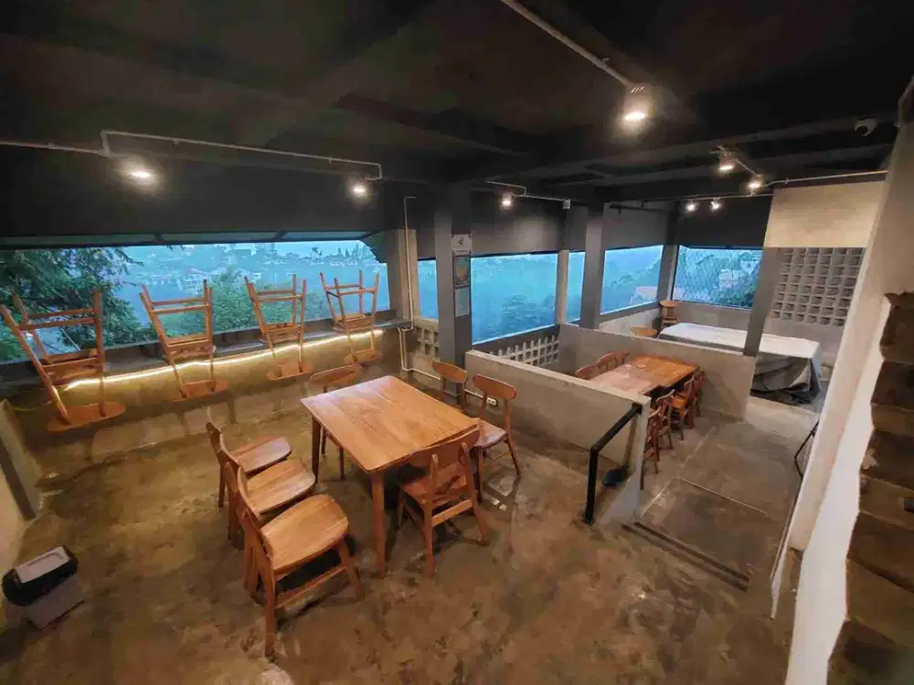 dijual cafe di Dago Bandung siap operasional berikut peralatannya