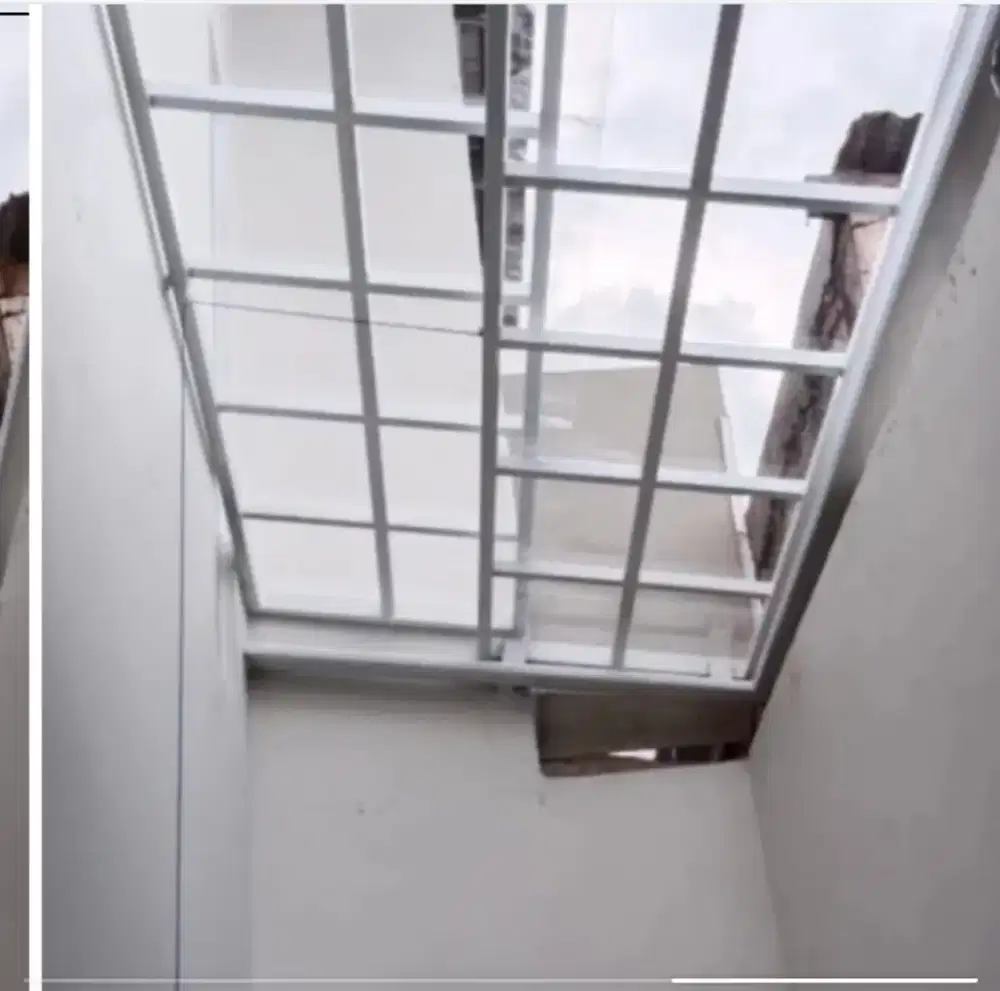 Kanopi sleding atap Solar plat 1,2 mili