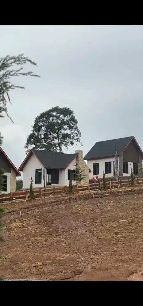 Kavling tanah siap dibangun Villa lokasi wisata puncak dua