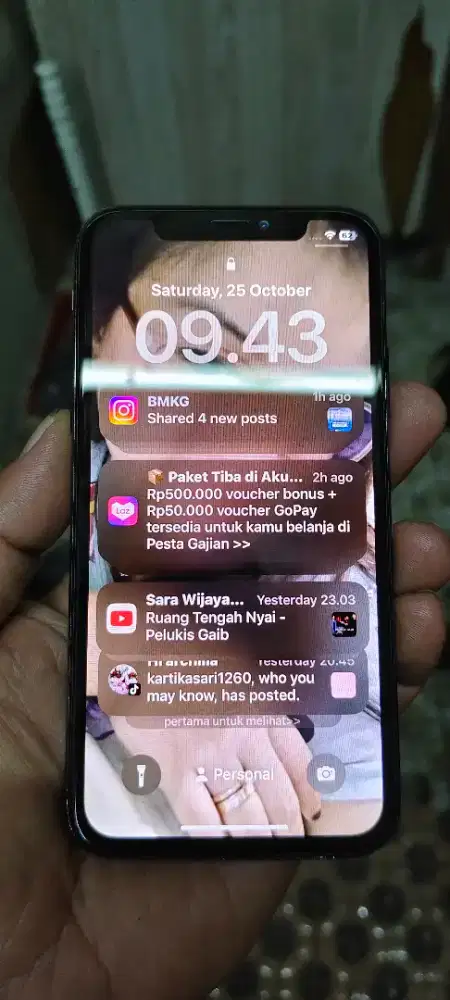 Jual iphone x 256 inter signal aman