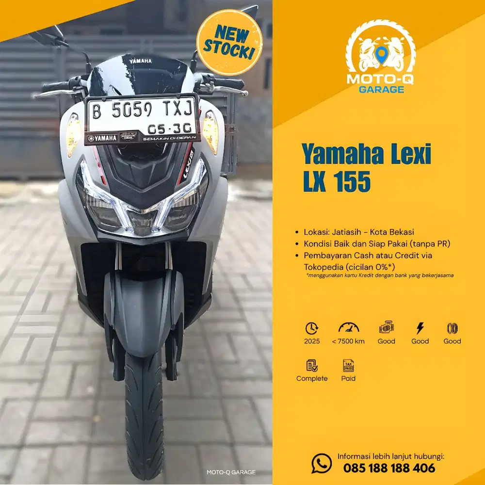 YAMAHA LEXI LX 155 Tahun 2025 (Registrasi)