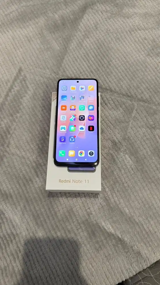 Dijual Xiaomi Redmi Note 11 Black 4/128GB Resmi Lengkap