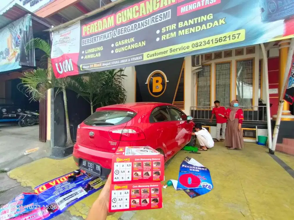 Redam GRUDUK & GUNCANGAN KERAS di Mobil dg Pasang BALANCE DAMPER