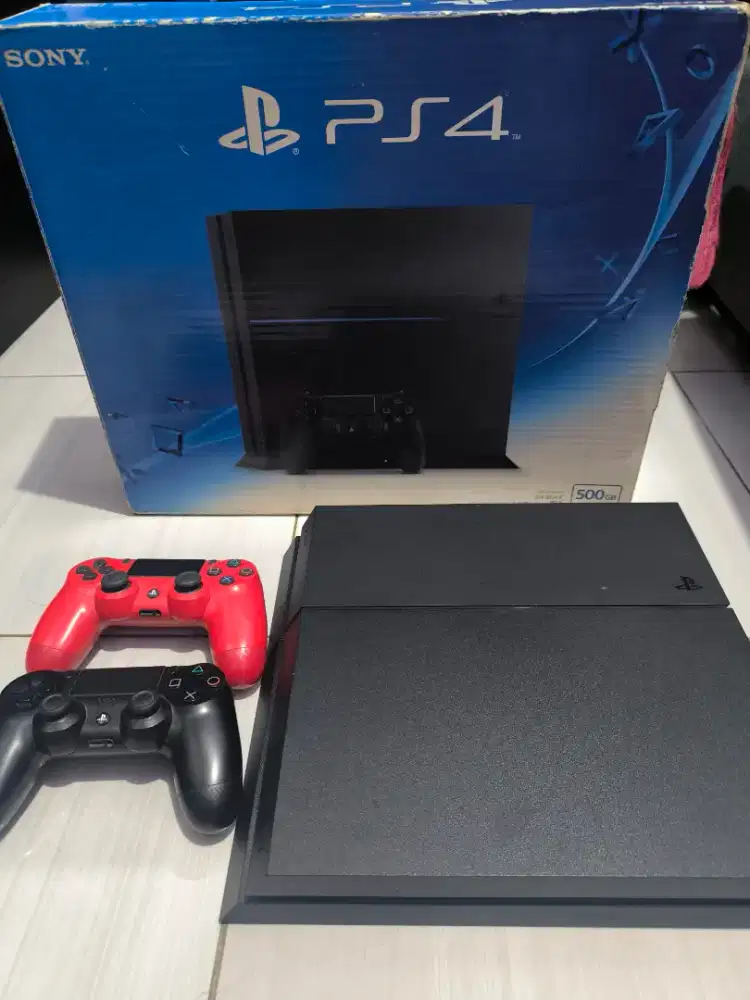 PS4 Fat 500GB Jetblack