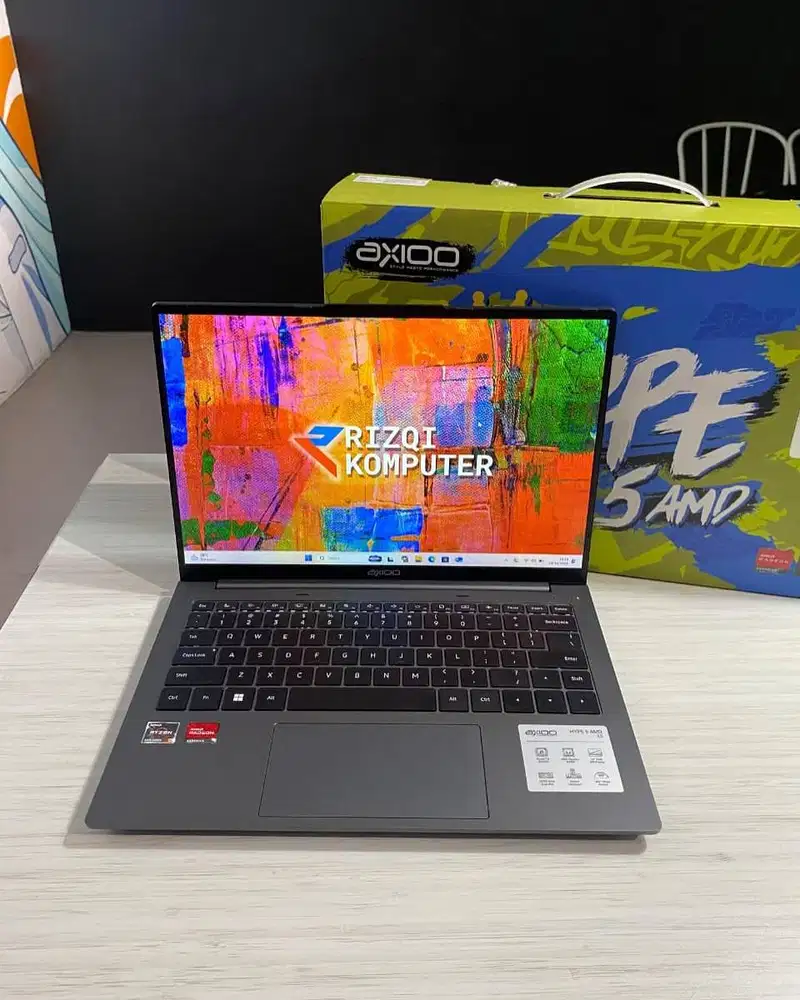 Axioo Mybook Hype 5 AMD X6  AMD Ryzen 5 - 6600H Ram 16GB SSD 512GB