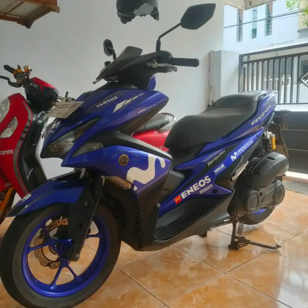 Dijual Cepat Yamaha Aerox edisi movistar Th.2018 Tangan pertama