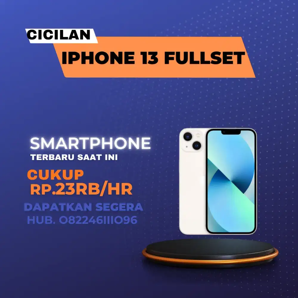 IPHONE 13 FULLSET BISA CICILAN