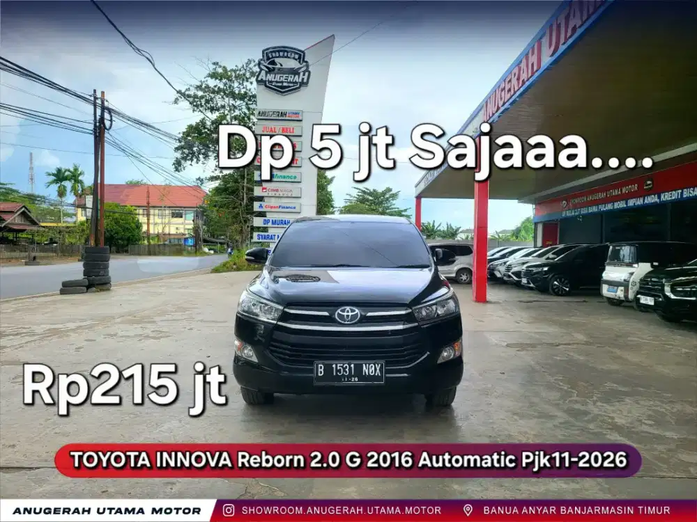 Dp5jt INNOVA Reborn G 2016 Autimatic Pjk11-2026