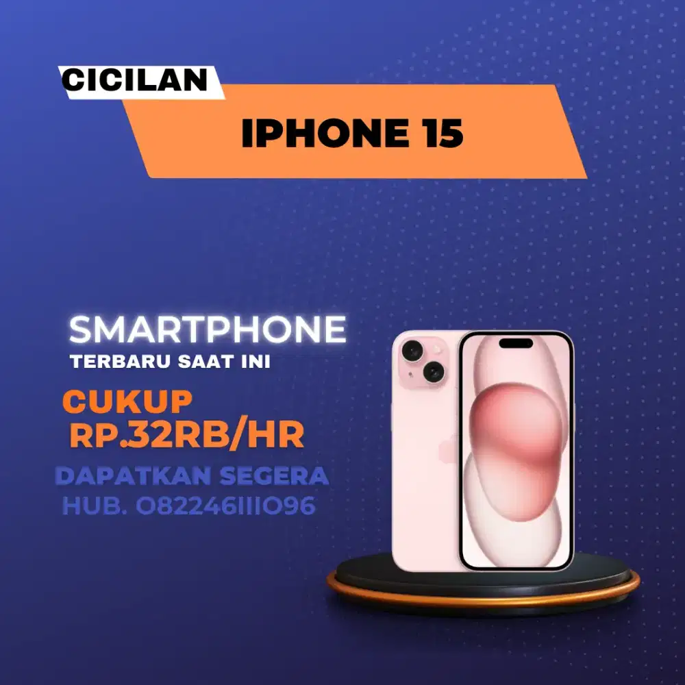 IPHONE 15 BISA CICILAN