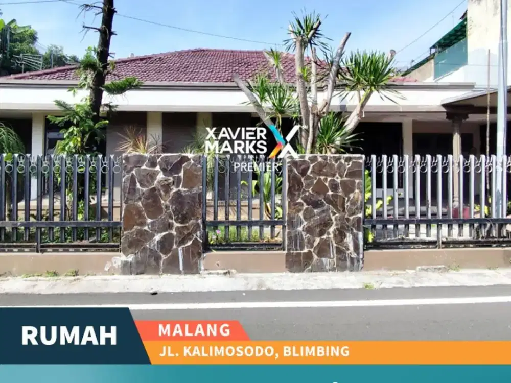 Dijual Rumah Lingkungan Nyaman di Jl Kalimosodo Blimbing Malang