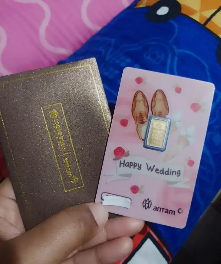 Antam Gift Series 1 Gram plus Amplop Original