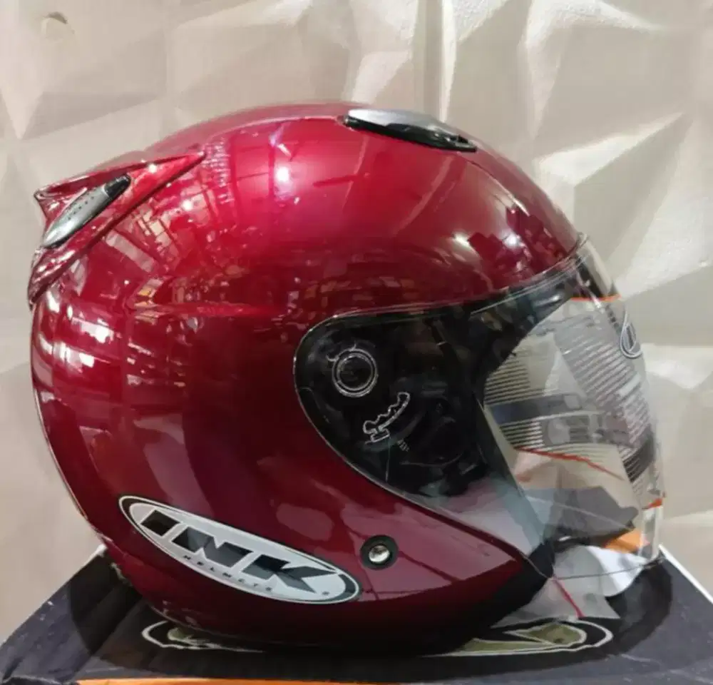 Helm ink retro maroon