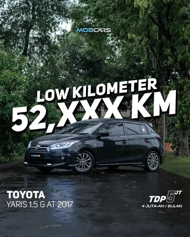 HARGA TERBAIK‼️ YARIS 1.5 G AT 2017