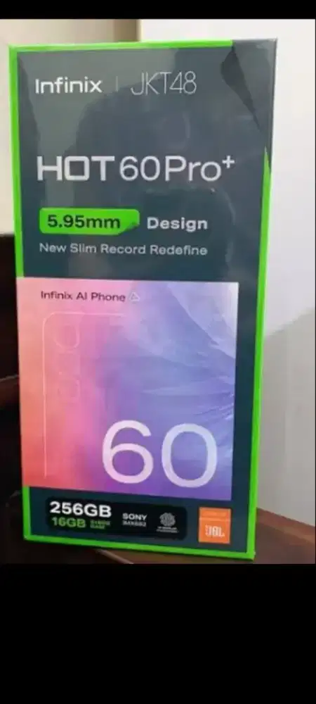 Infinix hot 60 pro plus 8/256 layar lengkung danrom128gb resmi