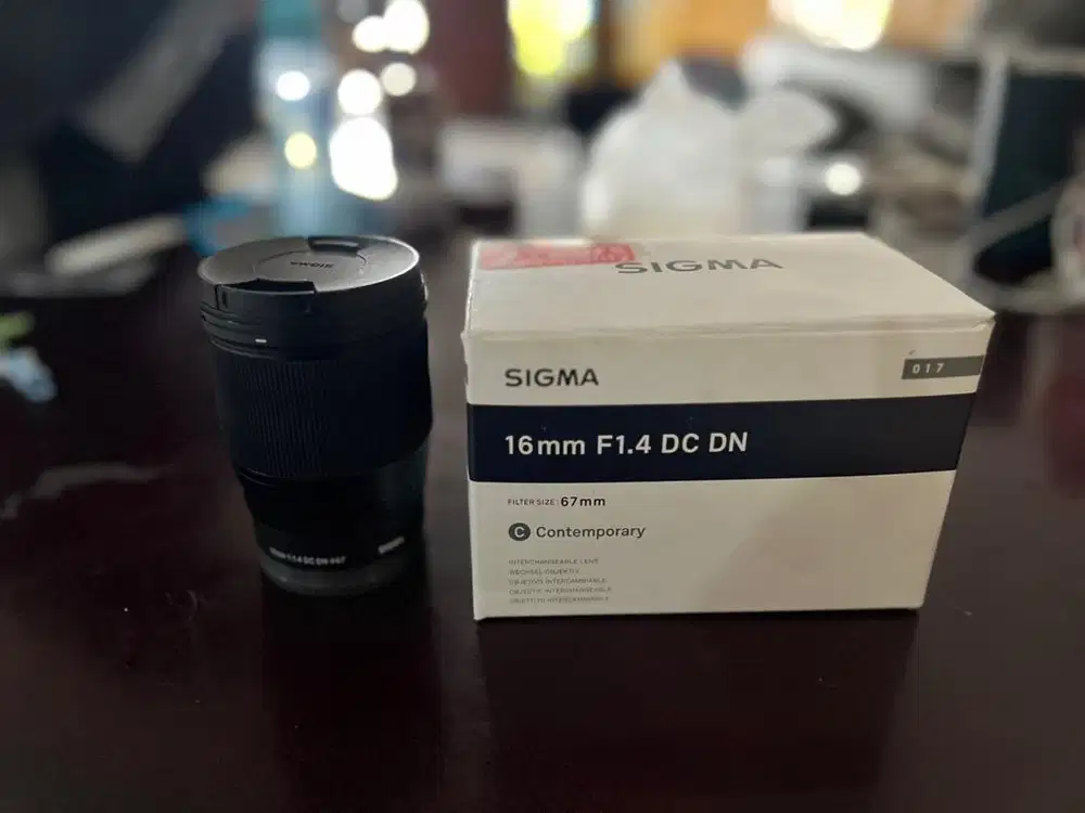 SIGMA 16MM F1.4 DC DN  FOR SONY Bekas Rasa Baru