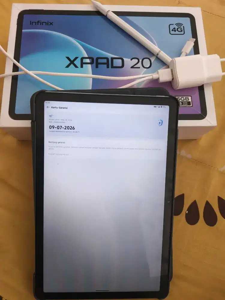 Infinix Xpad 20 8+256gb GARANSI ON LIKE NEW