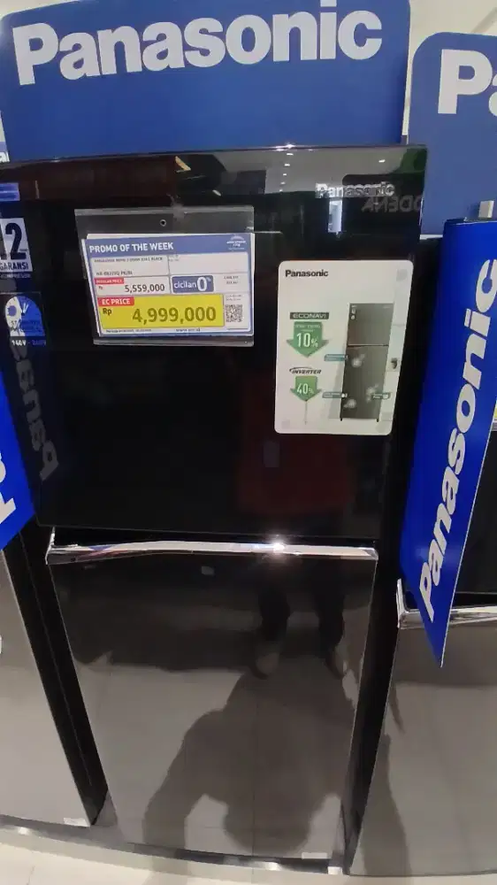 Kulkas panasonic refri 2 door