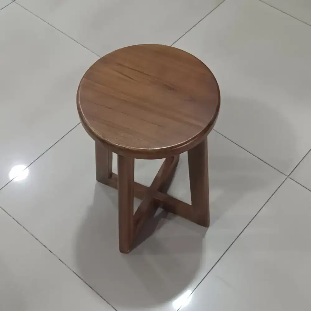 Stool Jati tanpa kombinasi