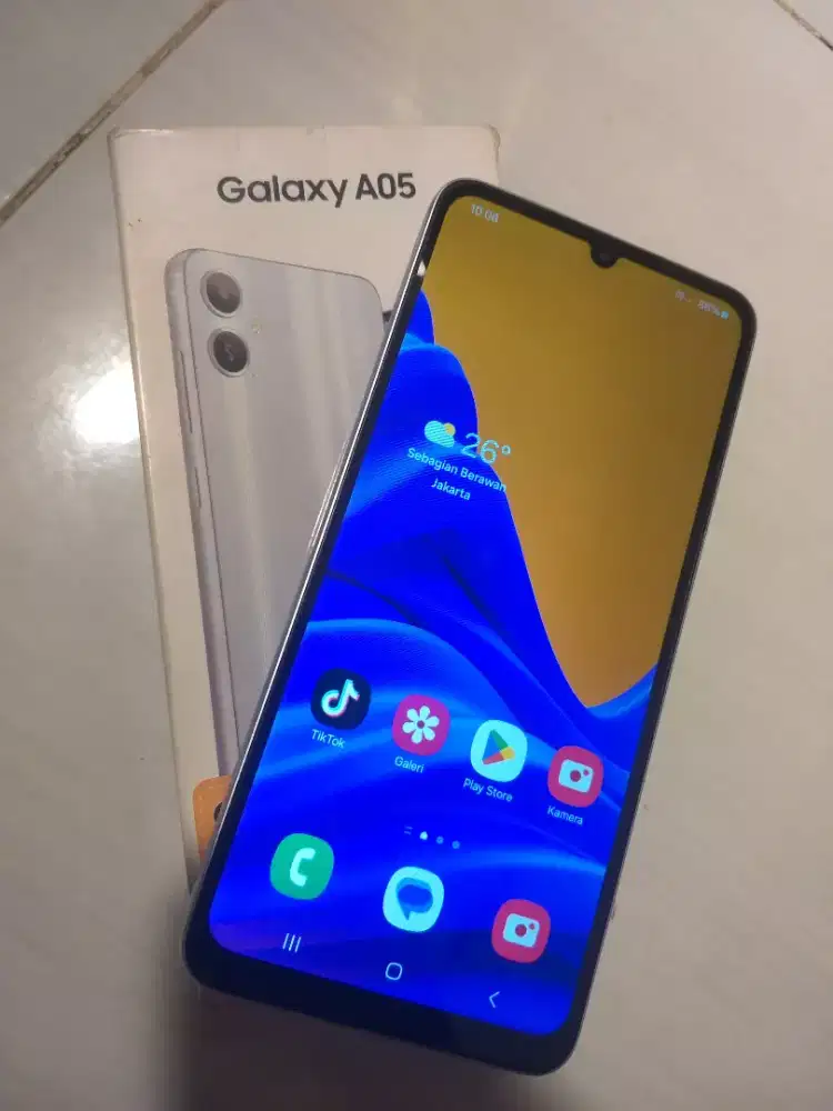 Jual apa ada nya,Samsung A05,Ram 4/64,hp+dos,kondisi normal,minus.