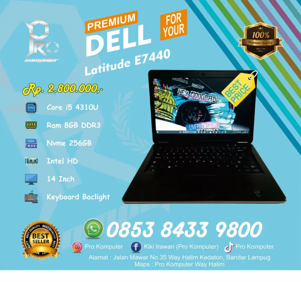 DELL Latitude E7440 Prokomputer