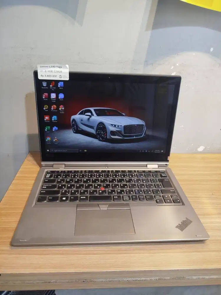 Laptop Office second fullset bergaransi Lenovo thinkpad L390 YOGA