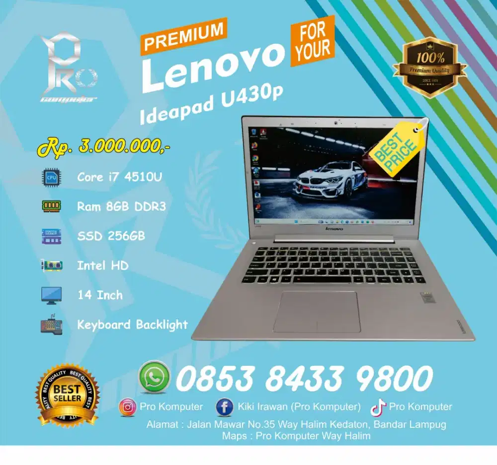 Lenovo Ideapad U430p Prokomputer