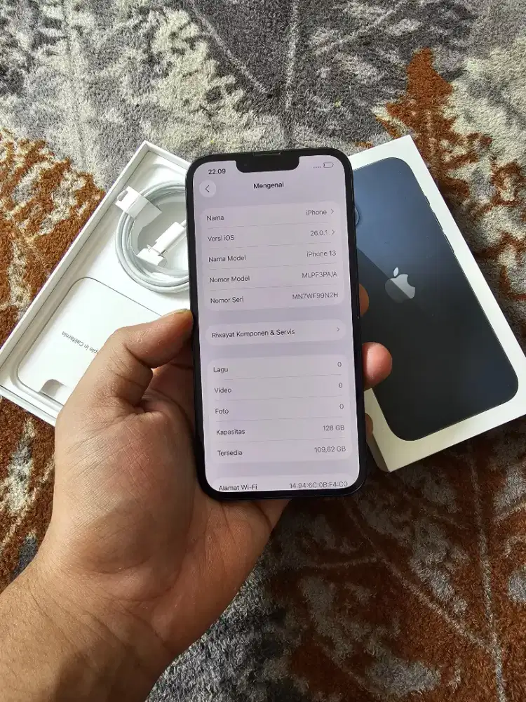 iPhone 13 128 midnight BH88%