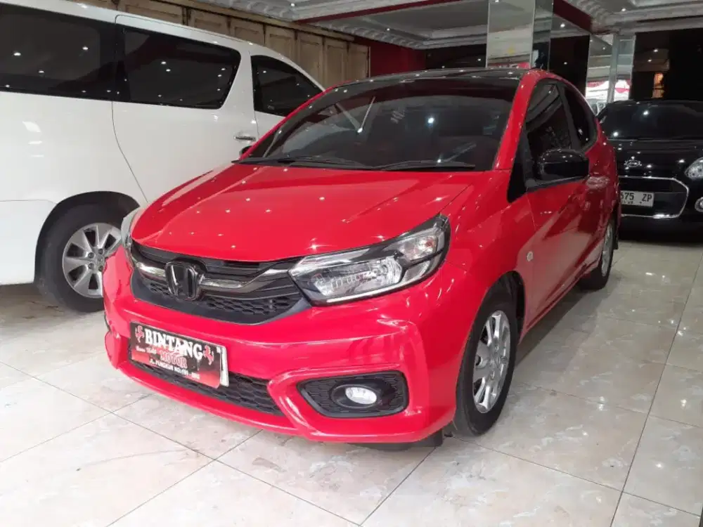 HONDA BRIO E CVT AT 2020 RED / MODEL THN 2021 (BINTANG MOTOR)