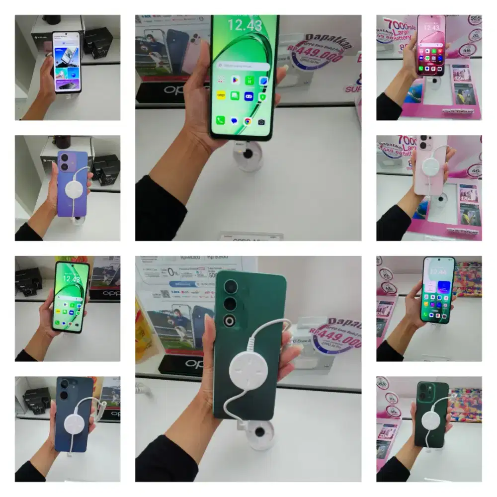 SEGAMPANG ITU OPPO PROMO  TANPA DP DAN FREE 1-2X ANSURAN HOME CREDIT.