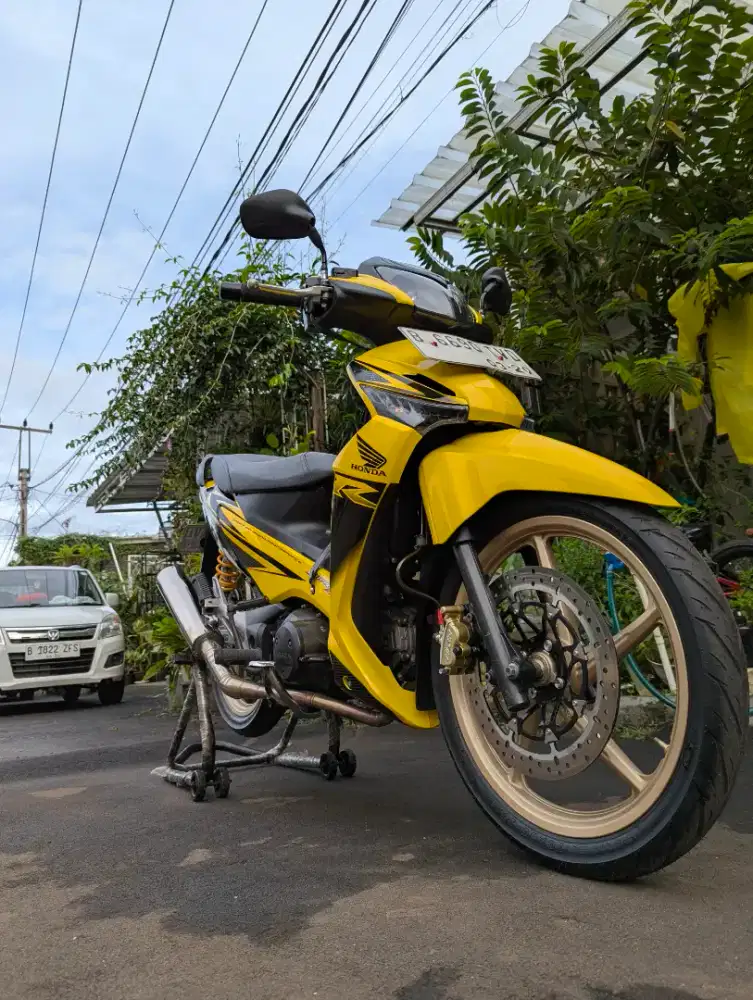 supra x 125 r kuning hitam original langka restorasi ori