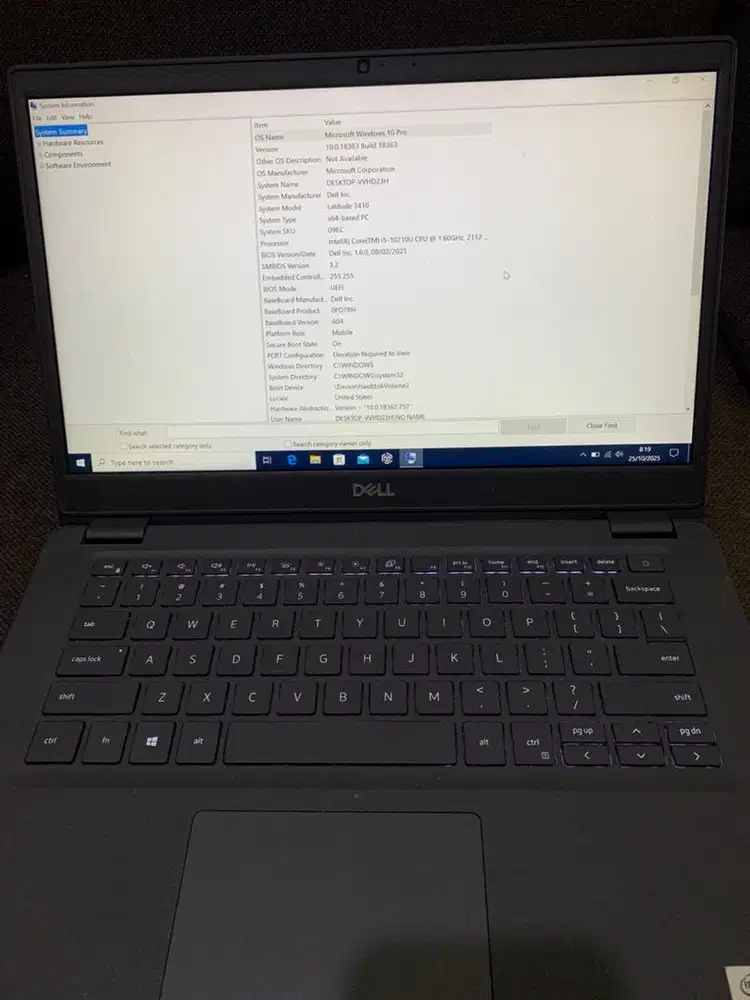 Laptop Dell Latitude 3410 (Bekas)