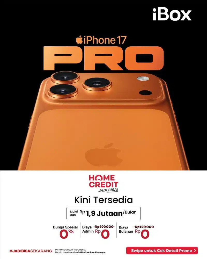 Iphone 17 ready! jangan sampe stok abis yuuu tinggal dateng ke toko!!